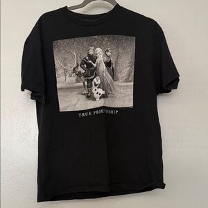 Black 'True Friendship' Frozen Graphic Tee